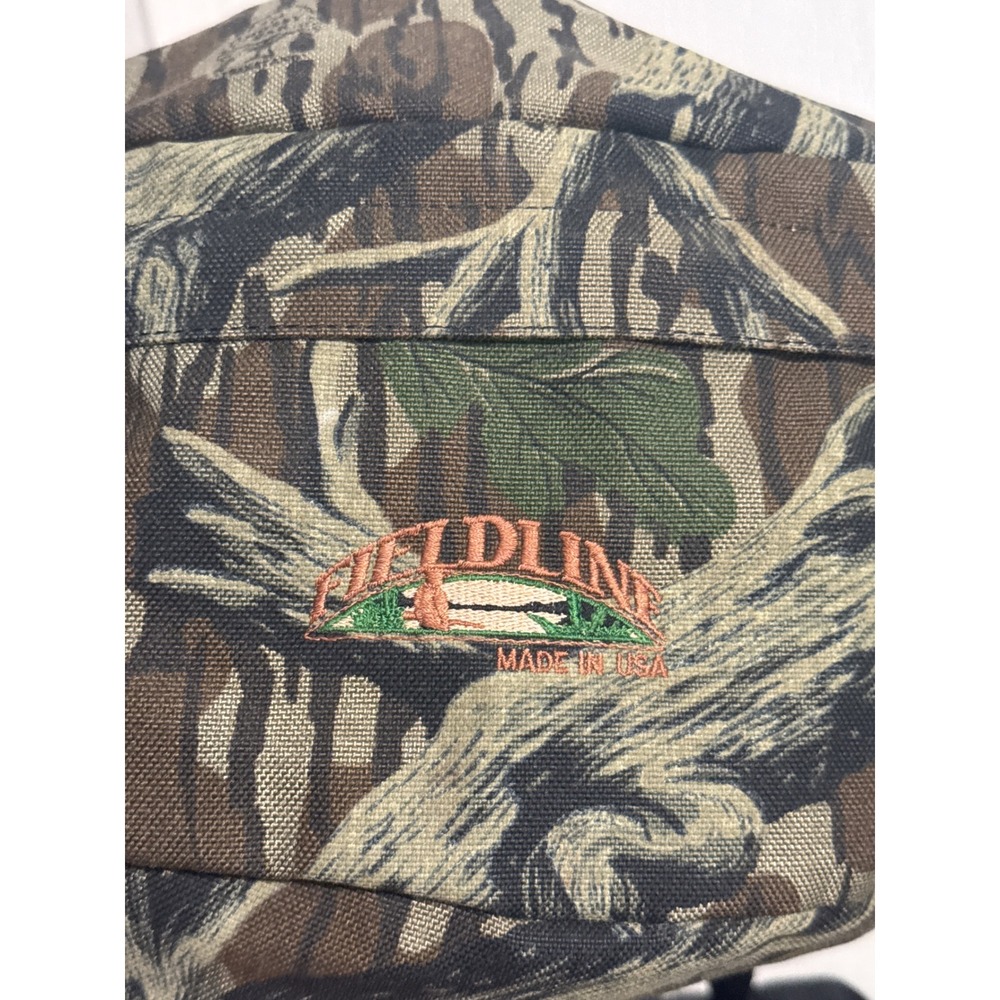 Vintage Fieldline Mossy Oak Camo Fanny Pack Waist Bag Gorp Americana Fisherman - Picture 4 of 5